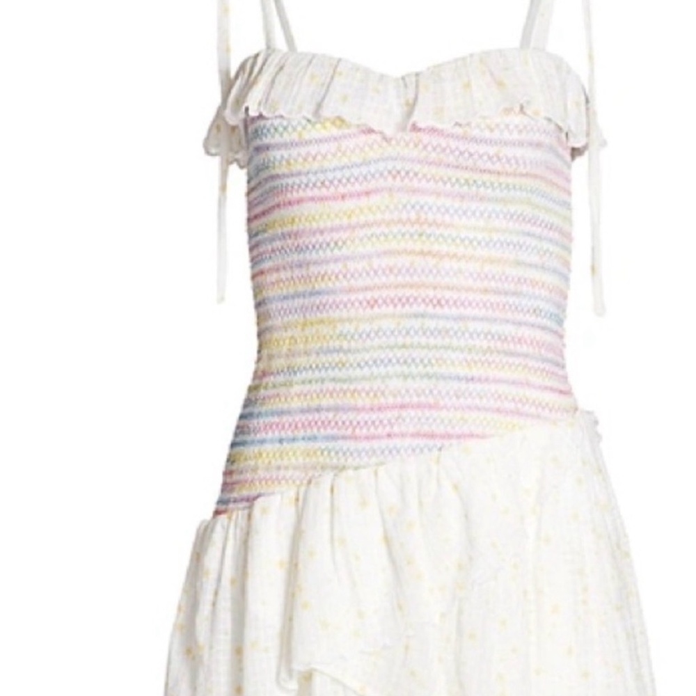 LoveShackFancy Pastel Striped Kids One Piece